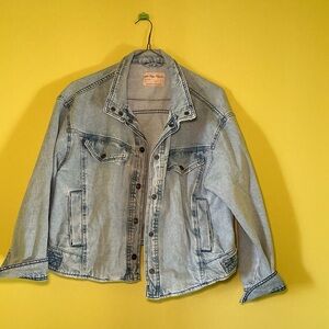 Free People We The Free Light Wash Denim Jacket